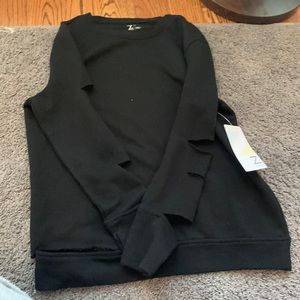 Zella ripped long sleeve